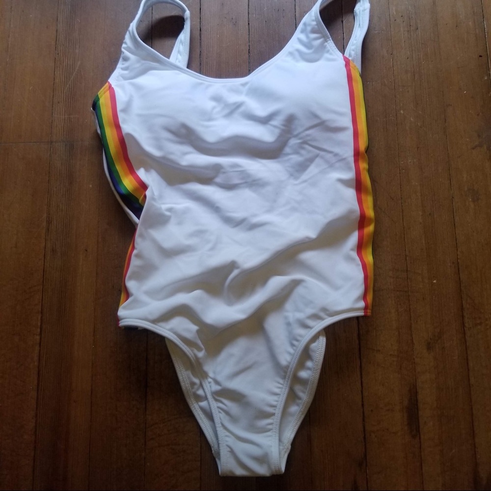 NWT Abercrombie & Fitch One Piece “PRIDE” Bathing Suit